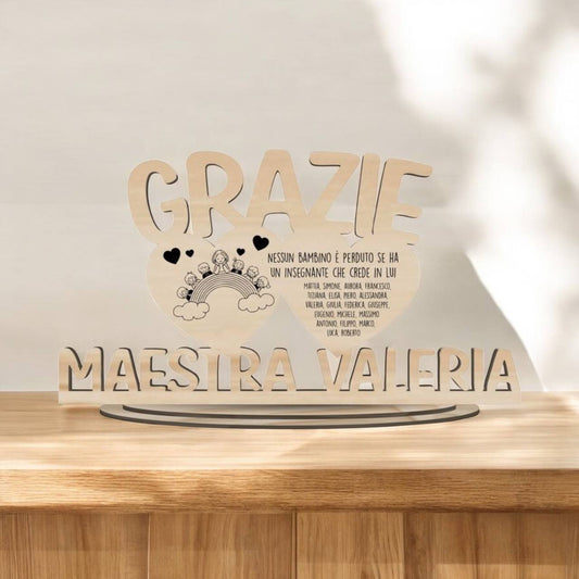 Targa in Legno Personalizzata