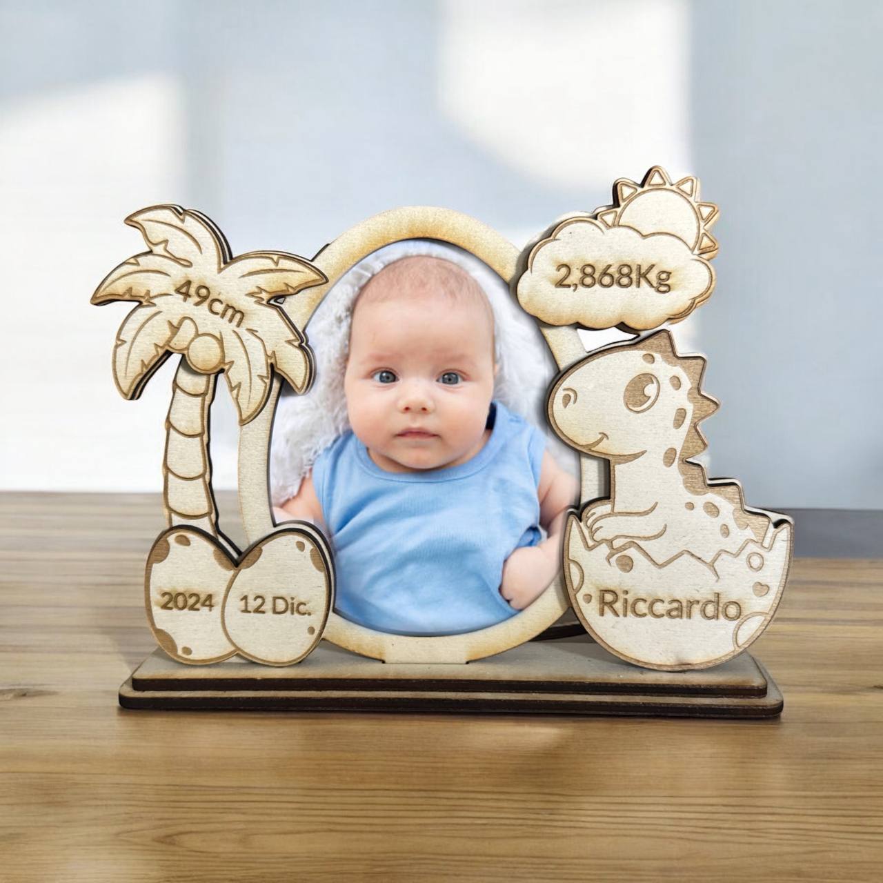 Cornice nascita 3D personalizzata – Ricordo speciale per il neonato